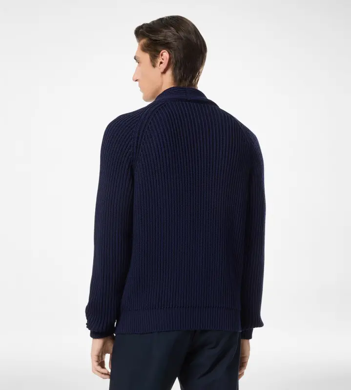 COTTON SILK SHAWL COLLAR CARDIGAN online
